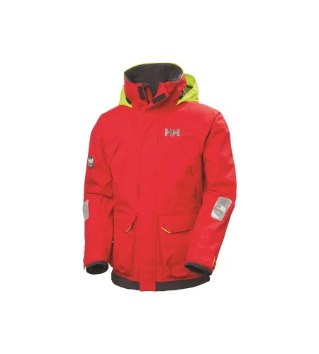 GIACCA CERATA HH PIER JACKET ROSSO