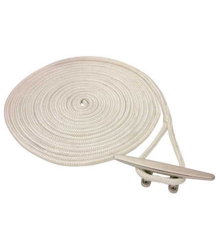 TRECCIA MOORING BIANCO CON GASSA MM 10 METRI 6