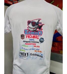 MAGLIA ICE COLL ZAMBOFISHING NEW 2020 COLORE WHITE 