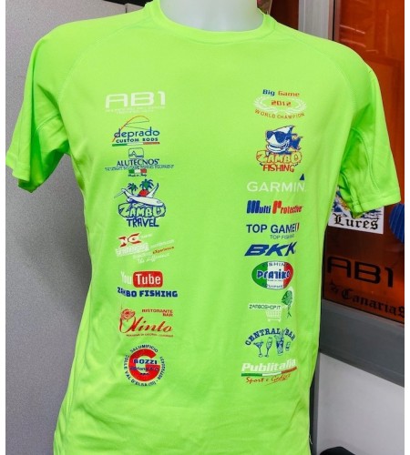 MAGLIA ICE COLL ZAMBOFISHING NEW 2020 COLORE LIME FLUO 