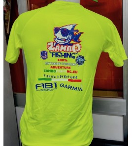 MAGLIA ICE COLL ZAMBOFISHING NEW 2020 COLORE GIALLO FLUO 