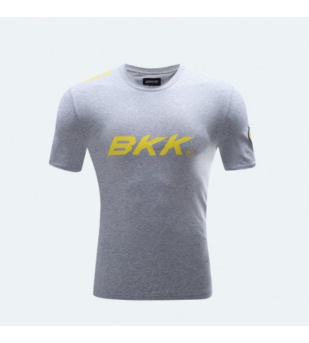 MAGLIA BKK ICE COLL SHORT SLEEVE LIGHT GREY