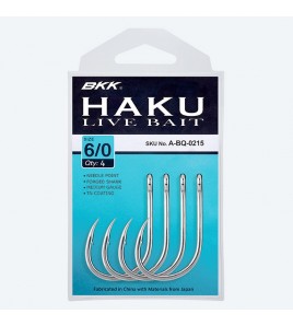 AMO BKK HAKU LIVEBAIT MISURA 5/0 FERRANTE GAMBO DRITTO DA TRAINA PZ 4