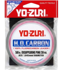 FILO YO-ZURY 40 LB MM 0,602 FLUOROCARBON PINK 30 YD