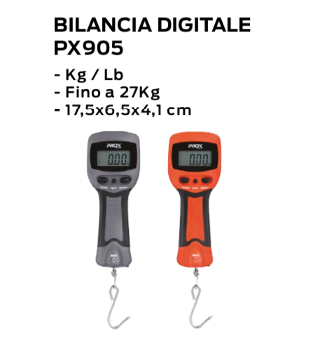 Bilancia Digitale Prox PX 905 fino a 27 KG Colore Arancio