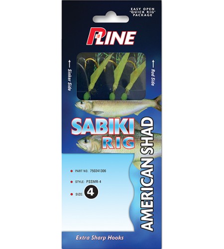 SABIKI P-LINE AMERICAN SHAD COLORE VERDE