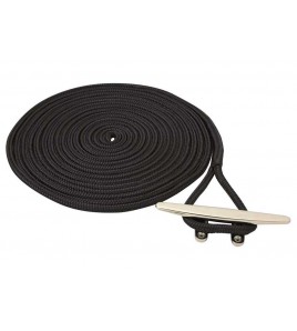 TRECCIA MOORING NERO CON GASSA MM 10 METRI 6