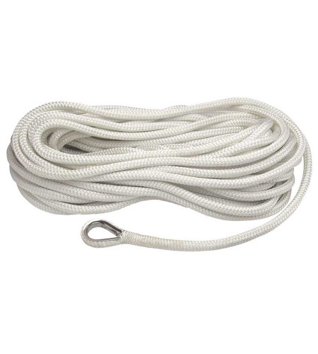 TRECCIA MOORING BIANCO CON REDANCIA MM 16 METRI 12