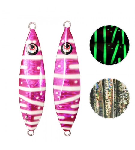 ARTIFICIALE SLOW JIGGING LURES ATS 150 GR PINCK GLOW