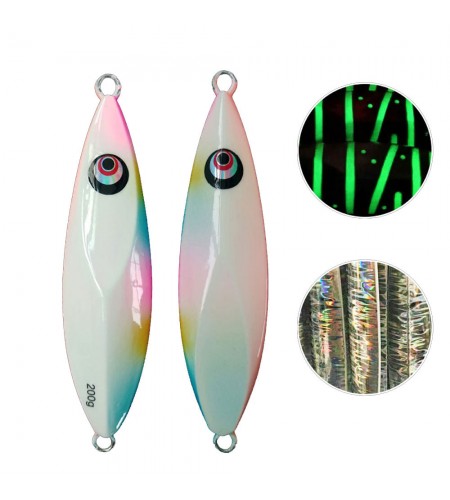 ARTIFICIALE SLOW JIGGING LURES ATS 150 GR MULTI GLOW