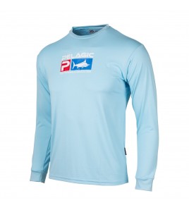 MAGLIA PELGIC MANICA LUNGA AQUATEK PERFORMANCE SHIRT LIGHT BLUE