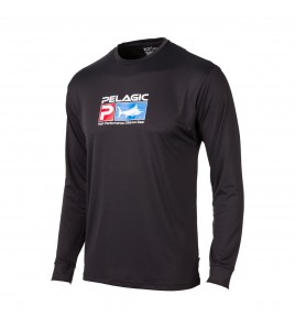 MAGLIA PELGIC MANICA LUNGA AQUATEK PERFORMANCE SHIRT NERA