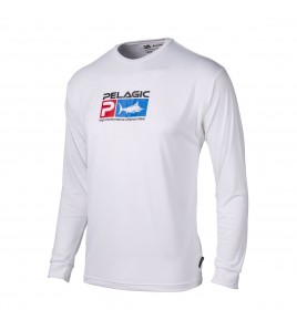 MAGLIA PELGIC MANICA LUNGA AQUATEK PERFORMANCE SHIRT BIANCA