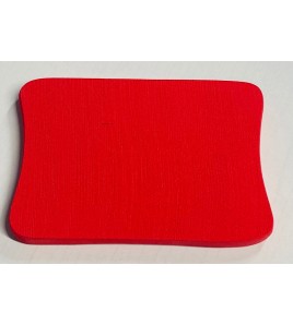 SUGHERO AVVOLGI LENZA RETTANGOLARE COLORE ROSSO 10 X 15 CM