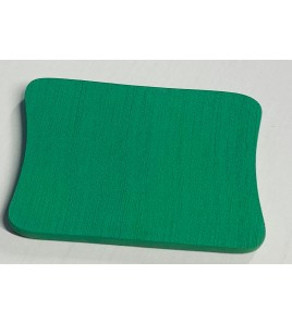 SUGHERO AVVOLGI LENZA RETTANGOLARE COLORE VERDE 13 X 19 CM