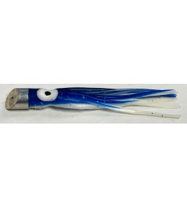 Kona Artificiale Traina in Testa Lega TILTER gonna Silicone Green cm 7,5 Colore Blue Bianco 