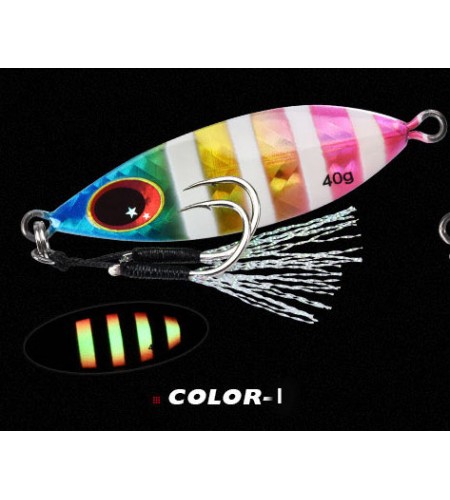 ARTIFICIALE SLOW JIGGING LURES ALL SLOW 60 GR GRENN GLOW