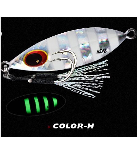 ARTIFICIALE SLOW JIGGING LURES ALL SLOW 60 GR SILVER GLOW 