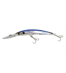 ARTIFICIALE TRAINA YO-ZURI CRYSTAL 3D MINNOW DEEP DRIVER 130 MM Blue Silver