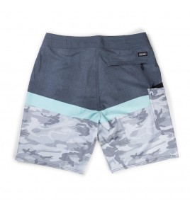 PANTALONCINO PELAGIC BLUE WATER FISHING SHORTS Grey Fish Camo