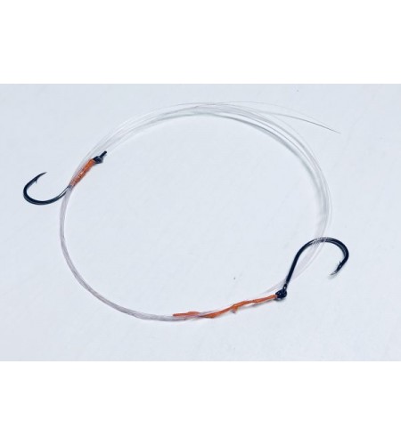 Terminale Traina al Dentice Fluorocarbon Pinck mm 0,50 Amo 3/0