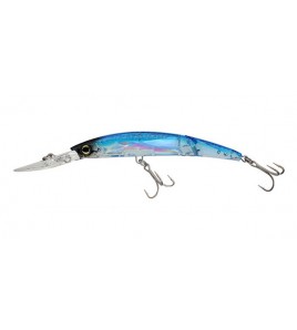 ARTIFICIALE TRAINA YO-ZURI CRYSTAL 3D MINNOW DEEP DRIVER JOINTED 130 MM SNODATO Blue Mackerel