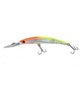 ARTIFICIALE TRAINA YO-ZURI CRYSTAL 3D MINNOW DEEP DRIVER JOINTED 130 MM SNODATO Orange Yellow