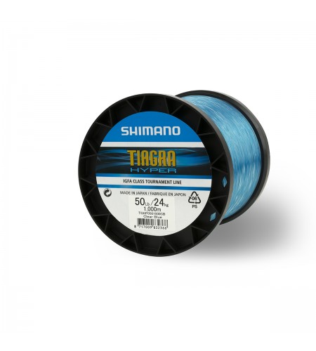 FILO SHIMANO TIAGRA HYPER TROLL. IGFA 30LB 1000M CLEAR BLUE