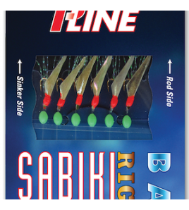 SABIKI P-LINE GOLD HOOKS MYLAR SABIKIS 6