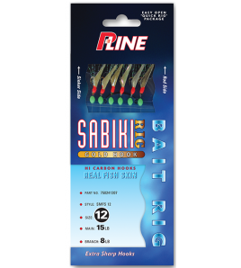 SABIKI P-LINE GOLD HOOKS MYLAR SABIKIS 6