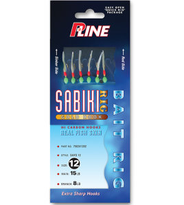 SABIKI P-LINE GOLD HOOKS MYLAR SABIKIS 6