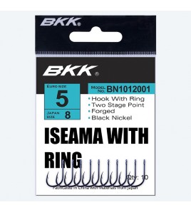 AMO BKK ISEAMA R DIAMOND WHIT RING BLACK NICKEL MISURA 1/0