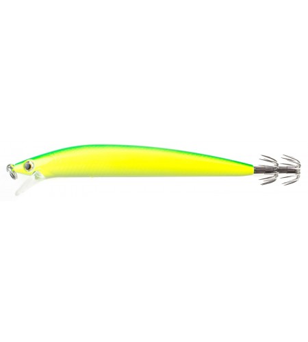 Artificiale Traina Maria Princess Calamari 100 mm Colore PC8 GLOW YELLOW GREEN 