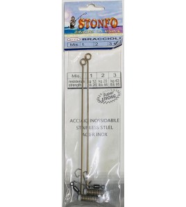 BRACCIOLI BOLENTINO PROFONDITA' INOX STONFO MISURA 1 KG 12 LBS 26