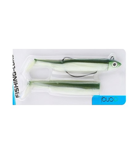 ARTIFICIALE Minnow Silicone Colore GREEN GR 15 mm 90