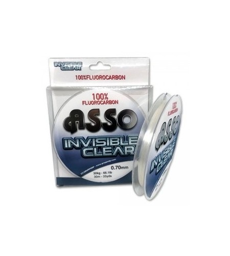 FILO ASSO ASSO INVISIBLE CLEAR MM 1.00 LB 108 MT 30 FLUOROCARBON