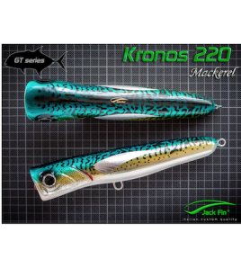 ARTIFICIALE POPPER JACK FIN KRONOS 220 GR 170 COLORE MACKEREL