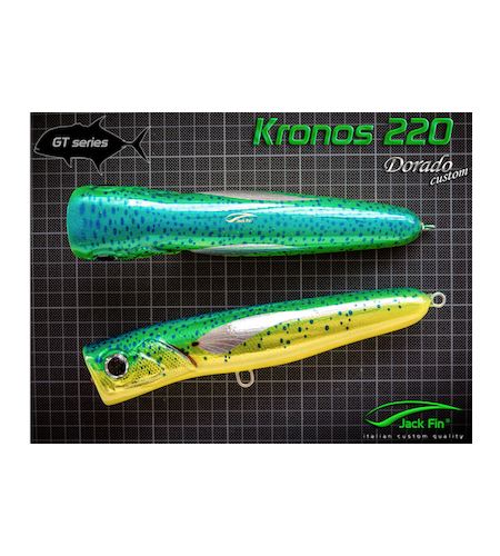 ARTIFICIALE POPPER JACK FIN KRONOS 220 GR 170 COLORE DORADO