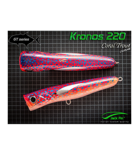 ARTIFICIALE POPPER JACK FIN KRONOS 220 GR 170 COLORE DORADO