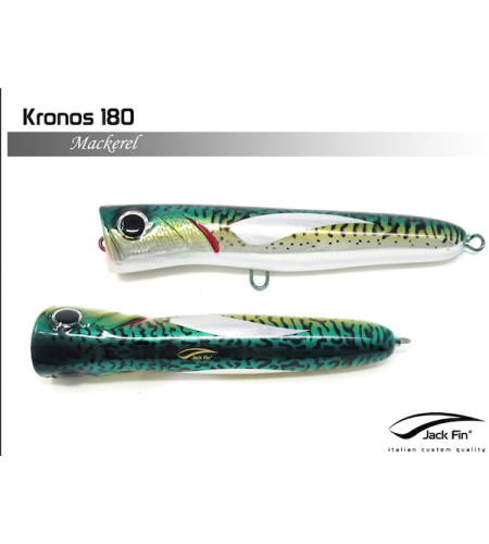 ARTIFICIALE POPPER JACK FIN KRONOS 180 GR 88 COLORE MACKEREL