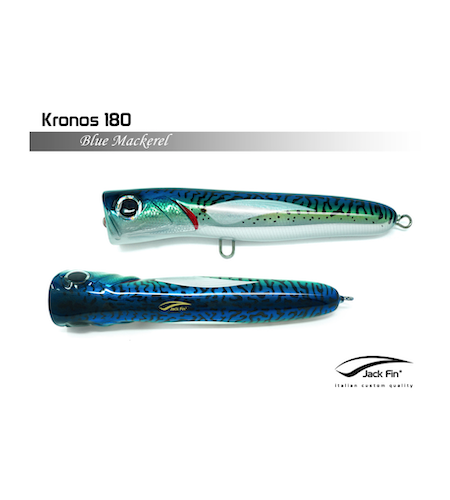 ARTIFICIALE POPPER JACK FIN KRONOS 180 GR 88 COLORE BLUE MACKEREL