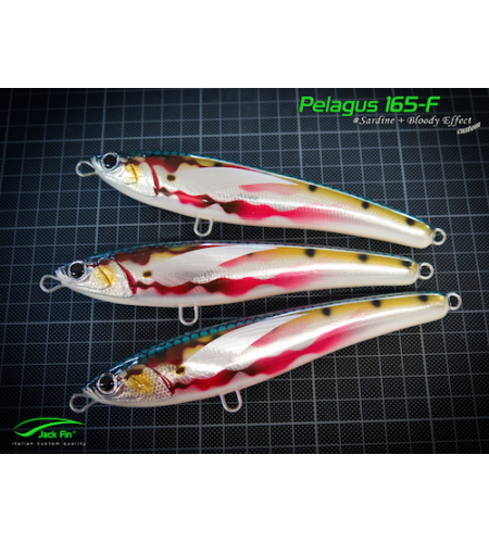 ARTIFICIALE STICK BAIT PELAGUS 165-F MM 165 GR 50 FLOATING COLORE SARDINA BODY EFFECT