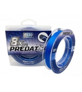 ASSO PE 8X PREDATOR 34,6 LB PE 3,0 TRECCIATO BLUE MT 300