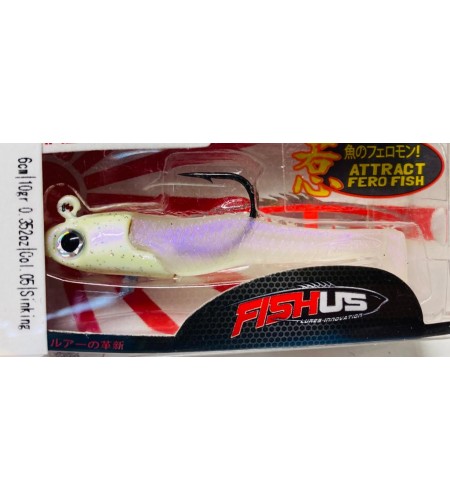 ARTIFICIALE SHAD ATTACK FISHUS GR 10 mm 60 COLORE GLOW