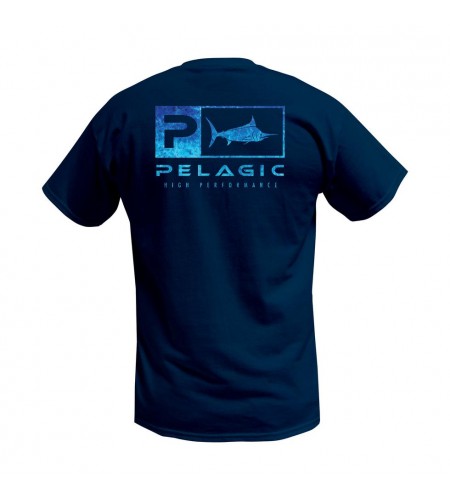 MAGLIA MANICA CORTA PELAGIC DELUXE LOGO T-SHIRT NAVY