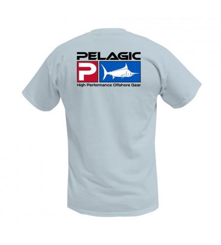 MAGLIA MANICA CORTA PELAGIC DELUXE PREMIUM T-SHIRT LIGHT BLUE