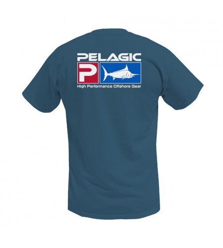 MAGLIA MANICA CORTA PELAGIC DELUXE PREMIUM T-SHIRT LIGHT BLUE