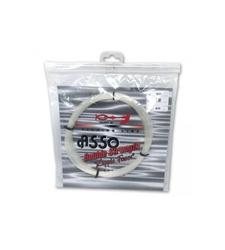 FILO PESCA MM 65 LB 50 ASSO DOUBLE STRENGTH ULTRA SOFT MT 60 NYLON  ,SPEDIZIONI GRATUITE