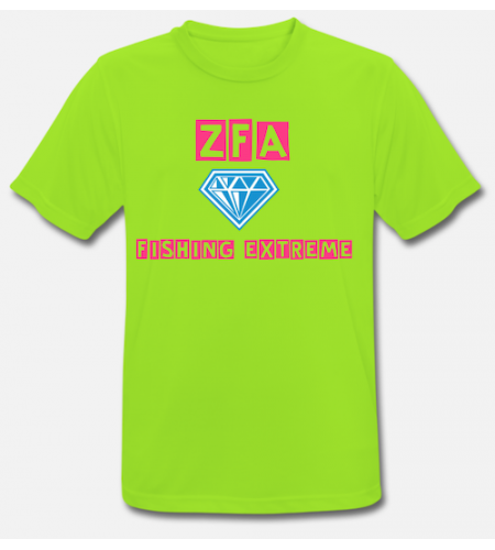 MAGLIA ZFA DRY-TECH SPORT RUNNING VERDE FLUO BY ZAMBO FISHING