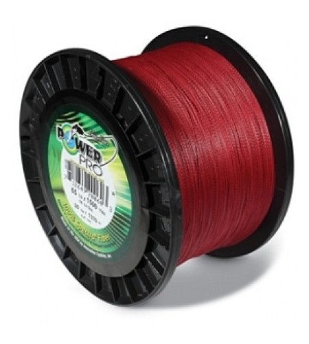 Power Pro Spectra mm 0,23 KG 15 LB 33 Mt 1370 Colore Rosso 4 Fili